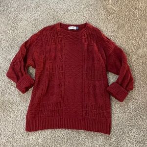 Men’s Large dark red sweater